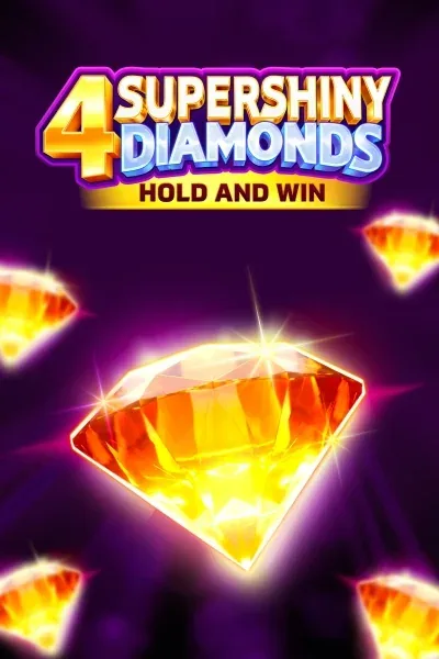 4 Supershiny Diamonds: Hold and Win automat — Supercat Casino