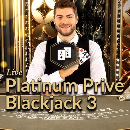 Platinum Privé Blackjack 3 automat — Supercat Casino